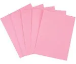 Staples Brights Colored Paper 8 1/2" x 11" Pink Ream 500/Ream (25207)