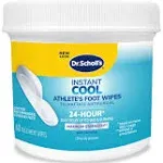 Dr. Scholl's Instant Cool Athlete's Foot Wipes - 60 ct