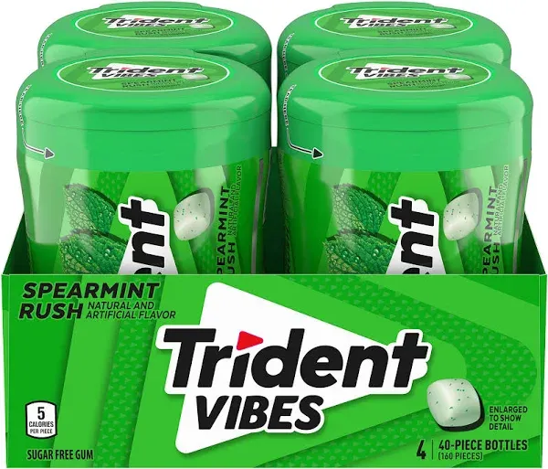 Trident Vibes Spearmint Rush Sugar Free Gum