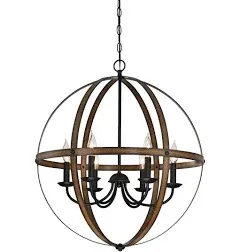 Westinghouse Lighting 6328300 Stella Mira Six-Light Indoor Chandelier, Brushed Nickel Finish, 6