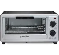 Proctor Silex 4 Slice Toaster Oven Broiler