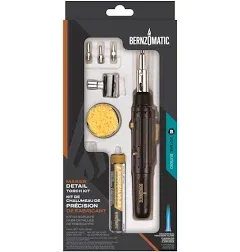 Bernzomatic Cordless Butane Micro Torch Soldering Kit for Hobby and Household Ap