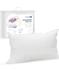 Continental Bedding Downlike Pillow, King (Pack of 1), White