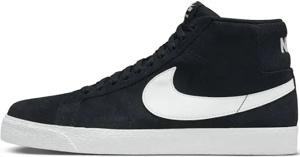 NIKE Men's SB Zoom Blazer Mid, Black/White-White-White, 4.5 M US