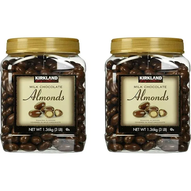 Kirkland Signature Chocolate Covered Almonds 3 lbs - 2 Pack