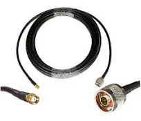 Proxicast 25 ft SMA Male to N Male Premium 240 Series Low-Loss Coax Cable 50 Ohm