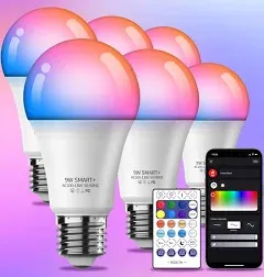 Nowepai Smart Light Bulbs 6Pack