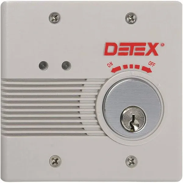 Detex-EAX-2500<wbr/>S GRAY-Wall Mount, Surface Mount AC/DC PowerAlarm, EA-561 Warning