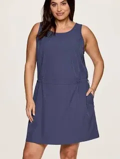 RBX Women's Plus Size Malden Woven Tank Dress