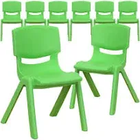 Flash Furniture Plastic Stackable School Chair Seat Height