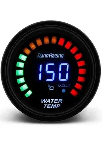 2&#039;&#039; 52mm Universal Car Digital &amp; Analog LED Water Temp Temperature Gauge... 