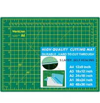 Full 9&#034; X 12&#034; Art Self Healing Pvc Cutting Mat Double Sided Gridded Rotary Cutti