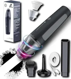 Cordless Handheld Vacuum Cleaner, Mini Car Vacuum with Powerful Suction, Port...