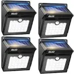 Solar Outdoor Lights Wireless Security Motion Sensor Lights 4Packs Backyard Step