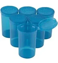 Juvale 20 Pack Empty Pill Bottles with Pop Top Caps, 30 Dram Medicine Containers, Prescription Vials with Lids (Green)