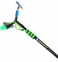 EQUIPMAXX 24 Feet Reach Solar Panel Cleaning Brush & Pole Kit