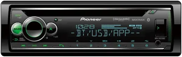 PIONEER REFURBPioneer DEH-S6220BS CD Receiver with Built-in Bluetooth &amp; Siriu...