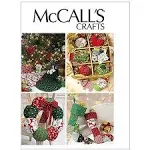 McCall&#039;s Christmas Ornaments,Wrea<wbr/>th,Tree Skirt,Stocking Pattern M6453 UNCUT