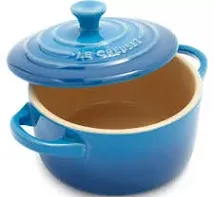 Le Creuset Mini Round Cocotte | Stoneware Olive, 8 fl. oz.