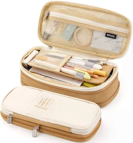 EASTHILL Big Capacity Pencil Pen Case Office College School Large Storage Hig...