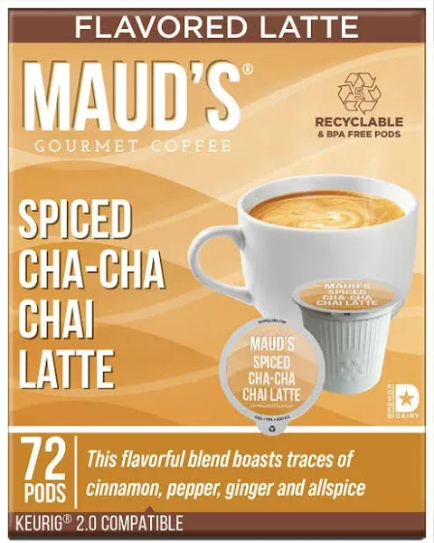 Maud's Chai Tea Latte Pods - 18ct