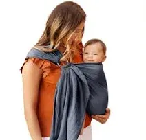 Moby MSL-Rose 100% Cotton Comfort Soft Breathable Ring Sling One Size Fits All