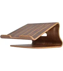 Samdi Wood Laptop Stand, White Birch, Ergonomic Design for Most Laptops Heat Dissipation, Cord Management, Suitable for Desk or Tabletop (2020-02)