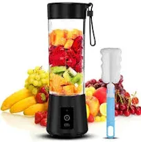 Portable Blender, YKSINX Personal Mini Blender Smoothies and Shakes USB Rechargeable Juicer Cup Travel Handheld Fresh Juice Blender