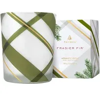 Frasier Fir - Votive Candle - Frosted Plaid