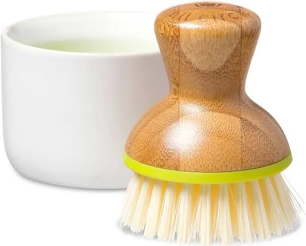 Full Circle Bubble Up Soap Dish & Brush