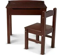 Melissa & Doug Wooden Lift-Top Desk & Chair