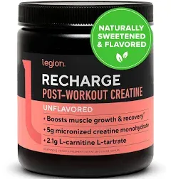 LEGION Recharge Post Workout Supplement - All Natural Muscle Builder &amp; Recove...