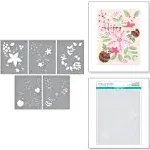 Spellbinders Christmas Florals Stencil