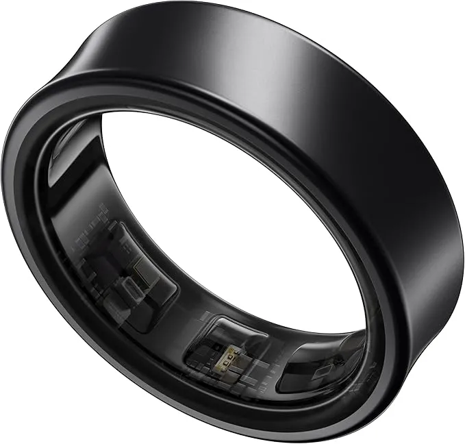 Samsung Galaxy Ring, AI Smart Ring, Size First w/Sizing Kit, No App Subscription, Fitness Monitor, Sleep Tracker, Up to 7-Day Battery, Size 10, Titanium Black [US Version, 1Yr Manufacturer Warranty]