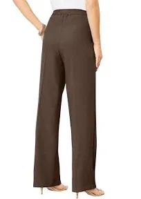 Roaman's Plus Size Women's Wide-Leg Bend Over Pant