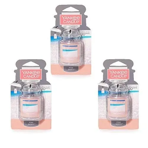 Yankee Candle Car Jar Air Freshener Ultimate Pink Sands