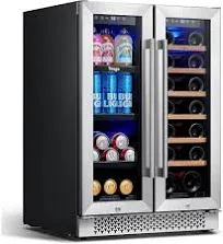 Tylza 24" Upgraded Wine & Beverage Cooler TYBC120-3