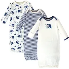 Touched by Nature Unisex Baby Organic Cotton Gowns