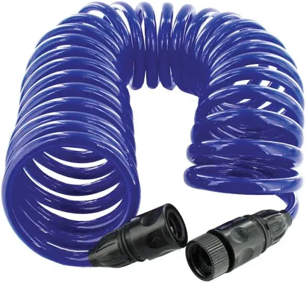 Drinking Water Blue EZ Coil Hose 25′ Camper Travel Trailer Pop Up RV NEW