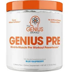 Genius Pre, Blue Raspberry, 11.15 oz (316 g)