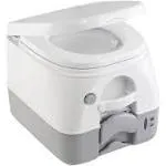 Dometic 974 MSD Portable Toilet w/Mounting Brackets - 2.6 Gallon - Grey - 301197406