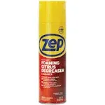 Zep Heavy-Duty Foaming Citrus Degreaser & Cleaner - 18 Oz. (Case of 6) - ZUHFD186 - Pro-Trusted Citrus Formula Cuts Through Grease & Grime with Ease