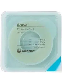 10 Coloplast 12047 Brava Protective Seal 4.2mm Thick 2 1/4&#034; Diameter Exp 11/2025