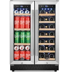 Tylza 24” Upgraded Built in Dual Zone Wine and BEV Cooler TYBC120-3