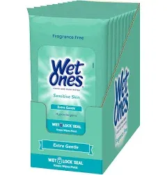 Wet Ones Travel Pack Hand & Face-20 Count-10/Case