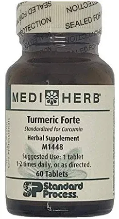 MediHerb Turmeric Forte 60 Tablets