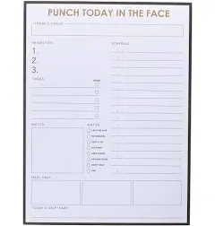 Graphique Punch Today To-Do List Notepad | 150 Tear-Away Sheets | Task Planner | Daily Organizer | Memo Writing Pad | Priority Checklist | Undated | 6” x 8”