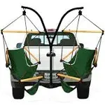 Hammaka Hammocks Trailer Hitch Stand with Wood Dowels Cradle Chair Combo