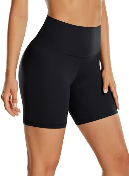 CRZ Yoga Women's Butterluxe High Rise Biker Yoga Shorts