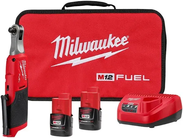 Milwaukee 2567-22 M12 FUEL 3/8&#034; High Speed Cordless Ratchet Kit